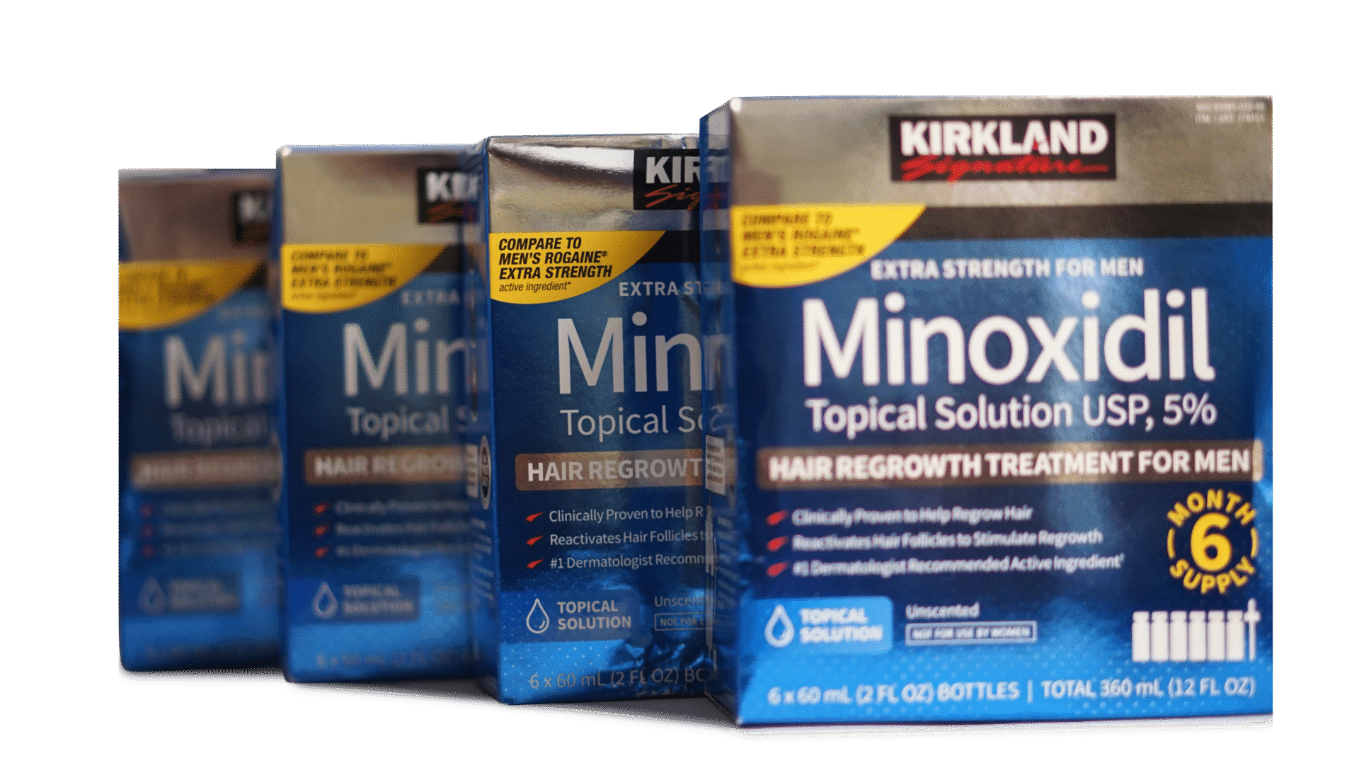 Міноксидил для росту волосся для чоловіків, 5% Topical Solution.