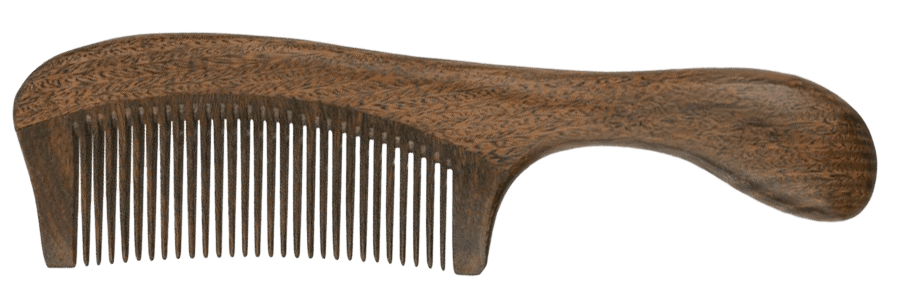 Настінний дерев'яний гребінець для догляду за волоссям та бородою.