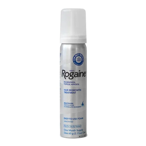 Піна Rogaine (Регейн) Міноксидил 5% для відновлення росту волосся у чоловіків, флакон 60г